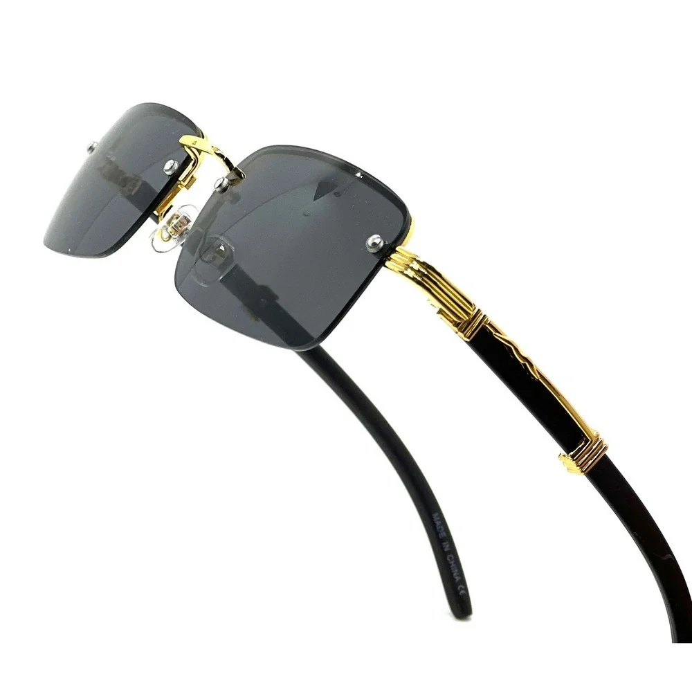 Small Frame Men Sunglasses UV400‎ Protection Outdoor Driving Wear Hip Hop Music